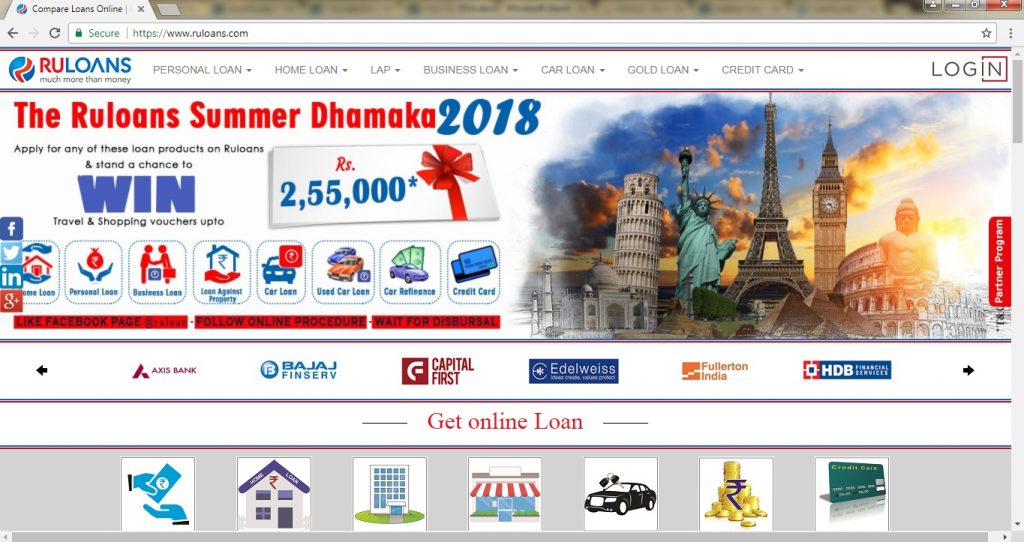 Win the Ruloans Summer Dhamaka Contest in 4 easy steps 1 Summer Dhamaka Step 1