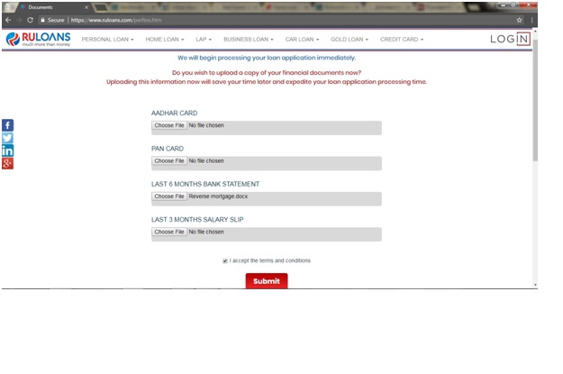Get Easy Loan Against Property In 5 Easy Steps 3 save documents
