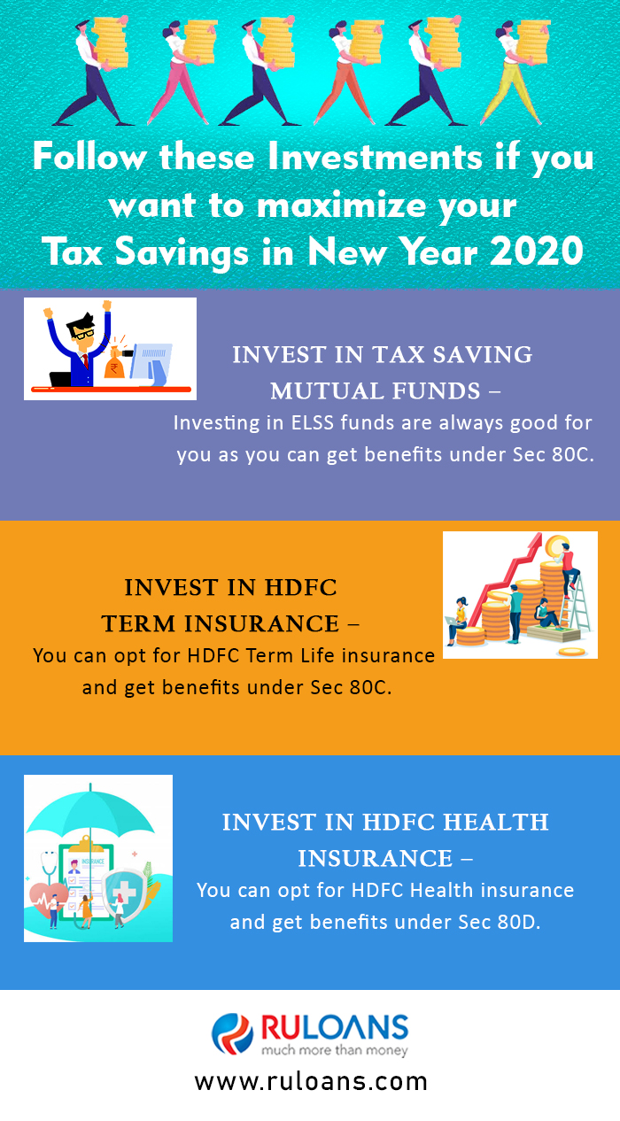 Follow these Investments if you want to maximize your Tax Savings in New Year 2020 1 Follow these Investments in New Year 2020